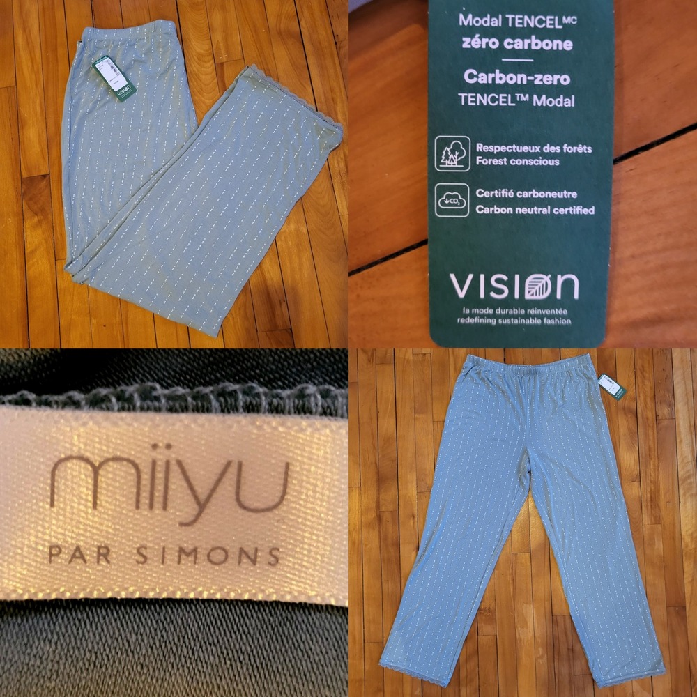 Miiyu by Simons NWT Lounge Soft Pajama pants Size L Eco friendly‎ - Sustainable